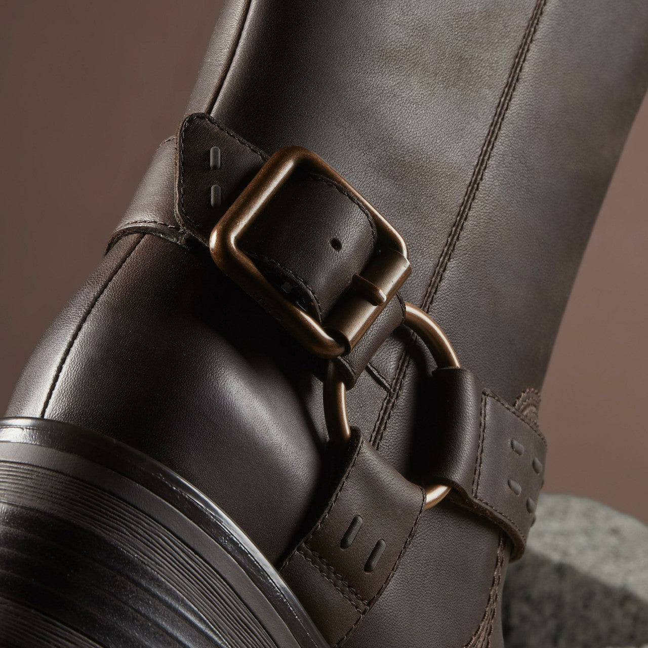Women Rebelle Up Walnut Leather