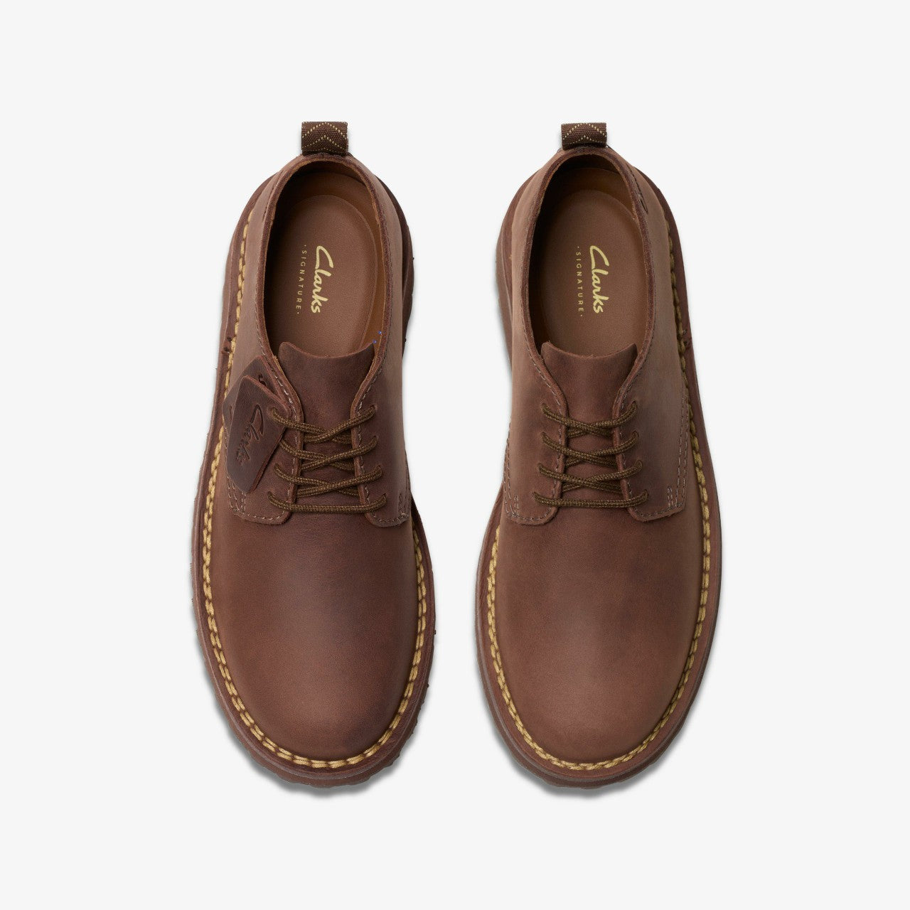 Men Solsbury Lace Dark Brown Leather