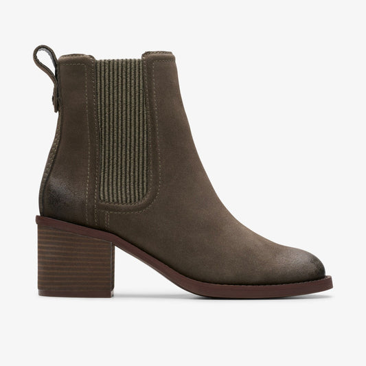 Women Chamberly Top Mole Grey Suede