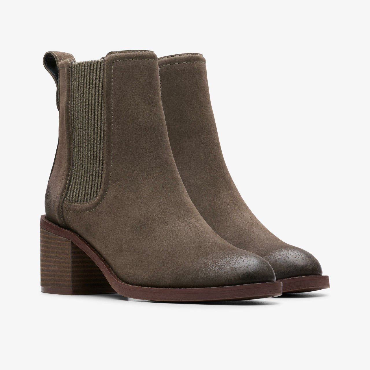 Women Chamberly Top Mole Grey Suede