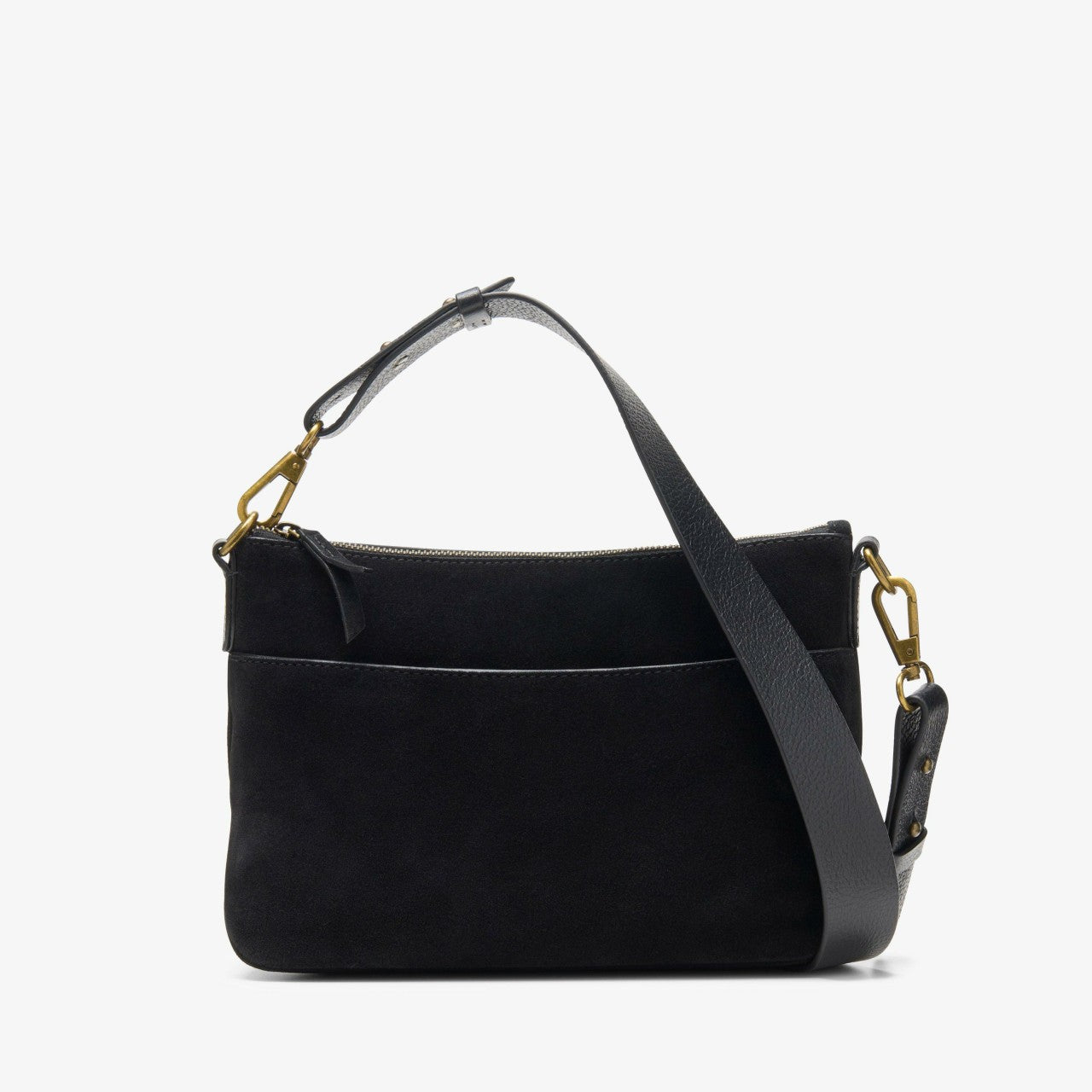 Women Willow Cross Black Suede