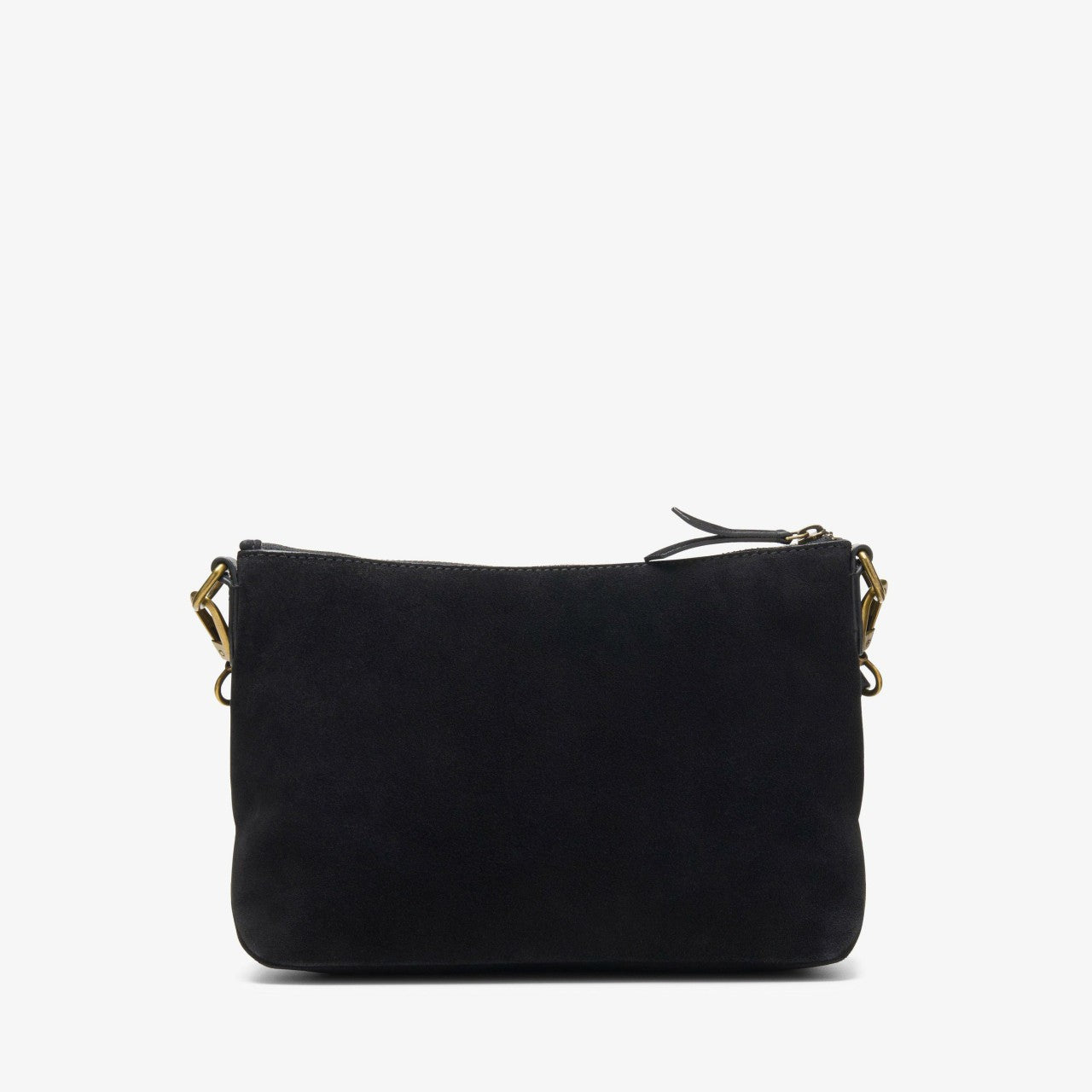Women Willow Cross Black Suede