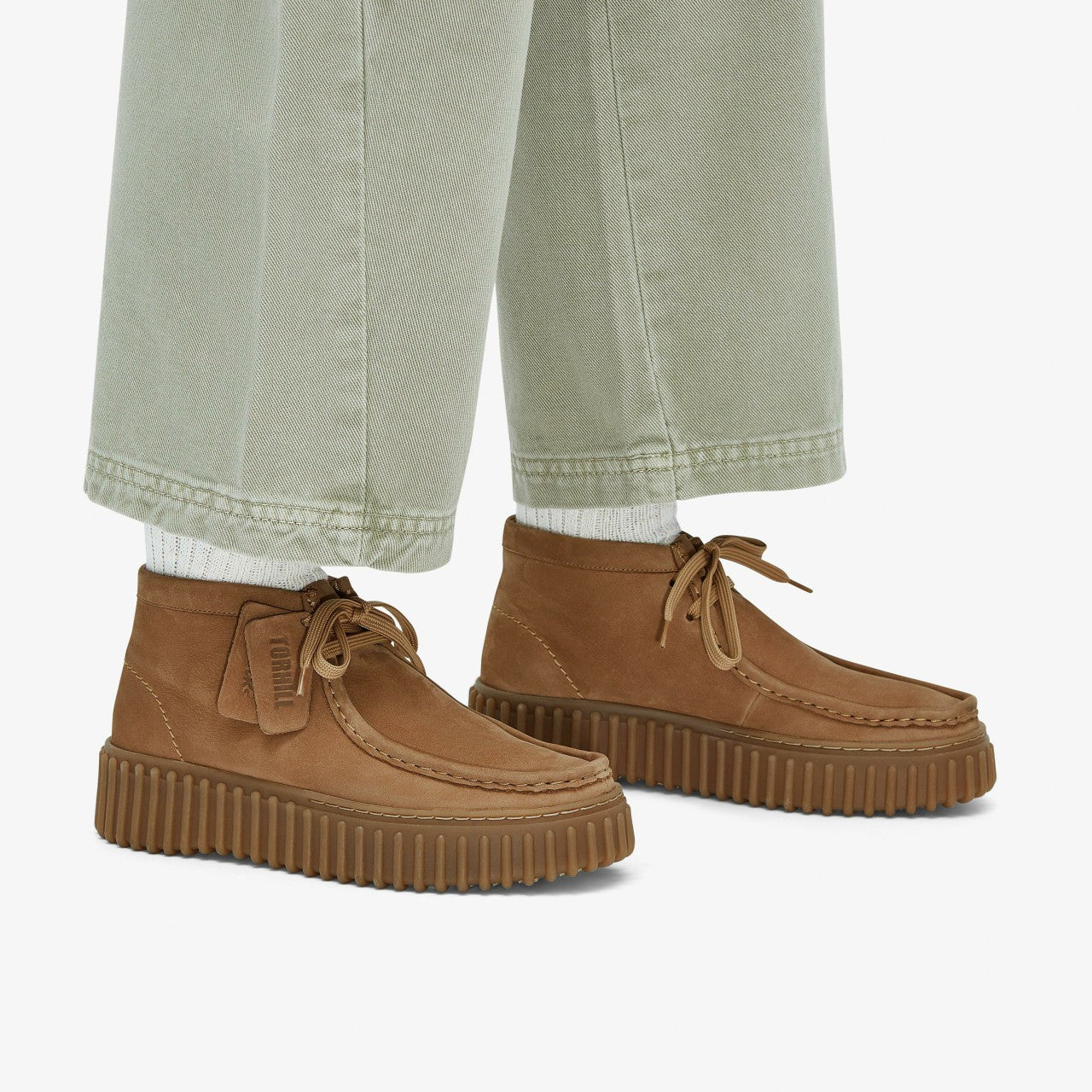 Women Torhill Moss Light Tan Nubuck