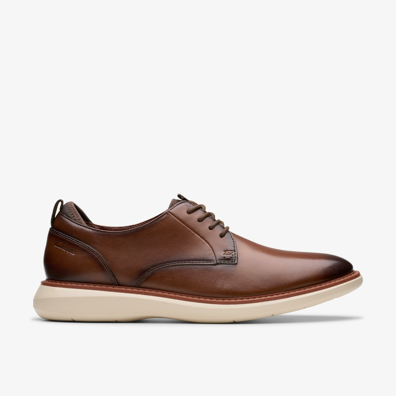 Men Brantin Plain Dark Tan Leather