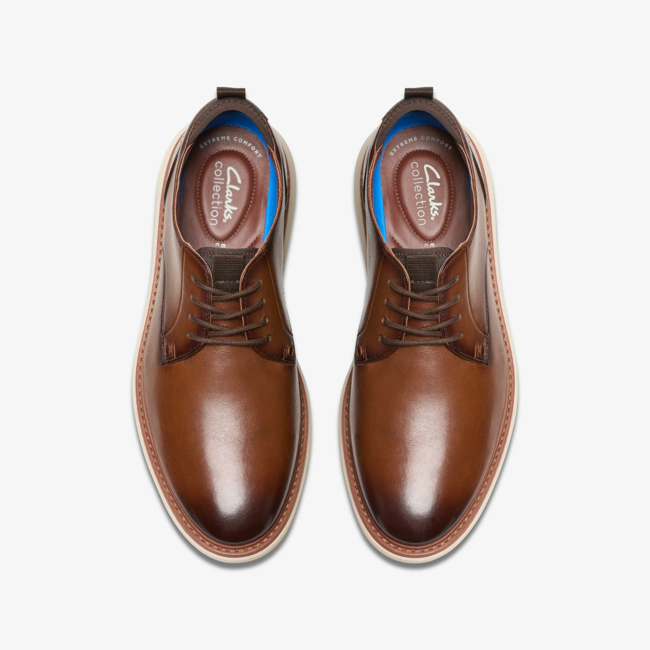 Men Brantin Plain Dark Tan Leather