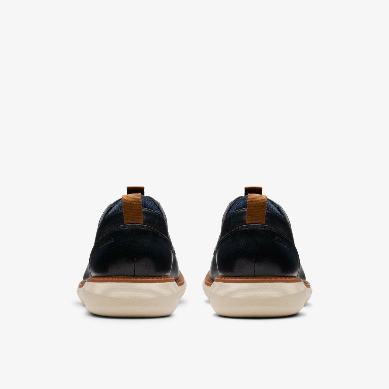 Men Brantin Plain Navy Leather