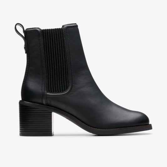 Women Chamberly Top Black Leather