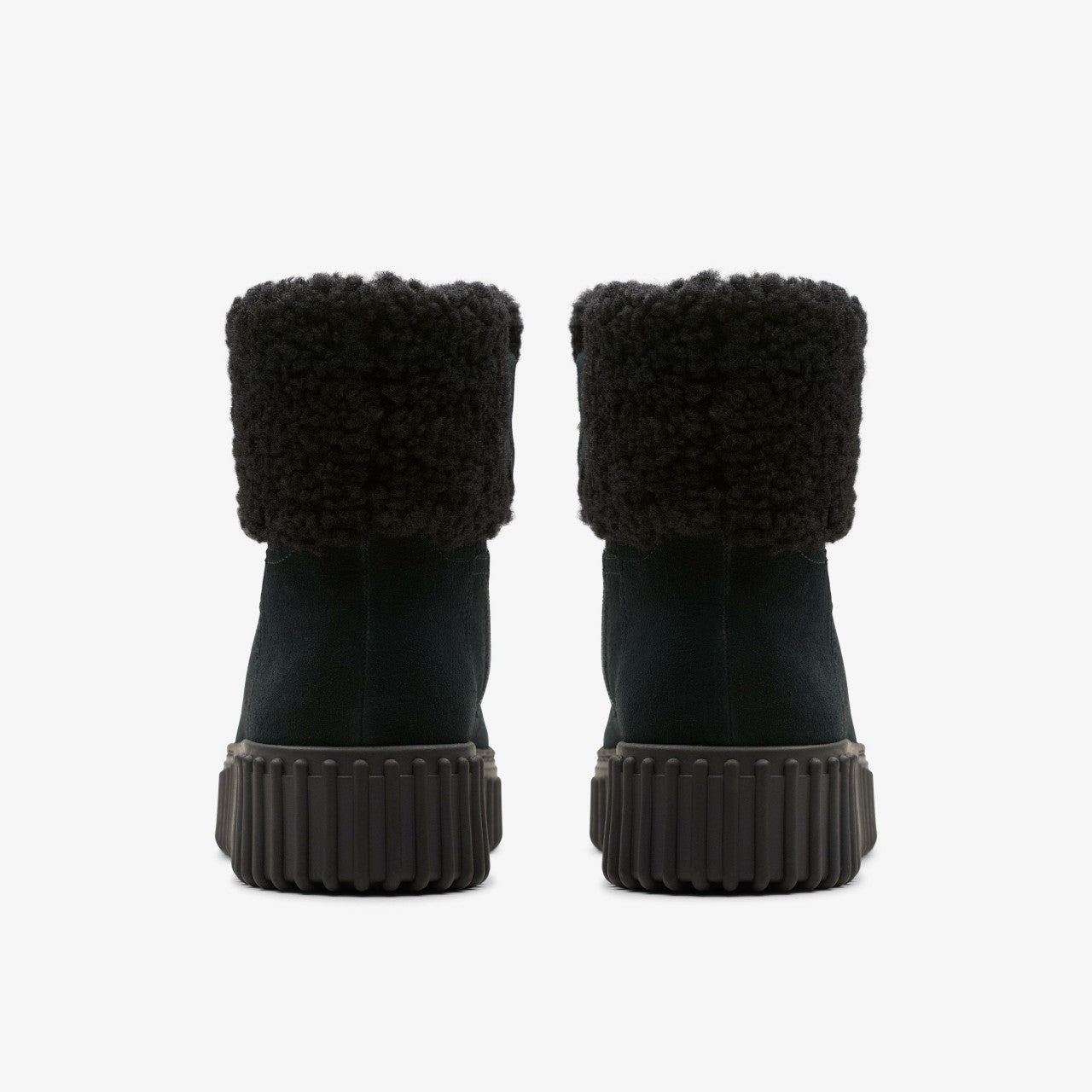 Women Torhill Turn Black Warmlined Suede