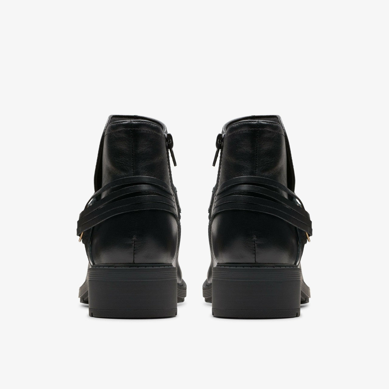 Women Hearth Kaylie Ankle Boot Black Leather