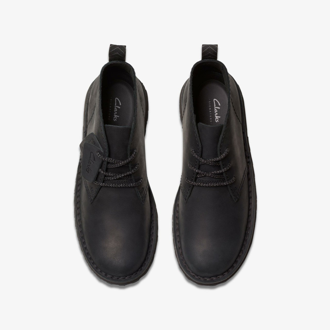 Men Solsbury Desert Boot Black Leather