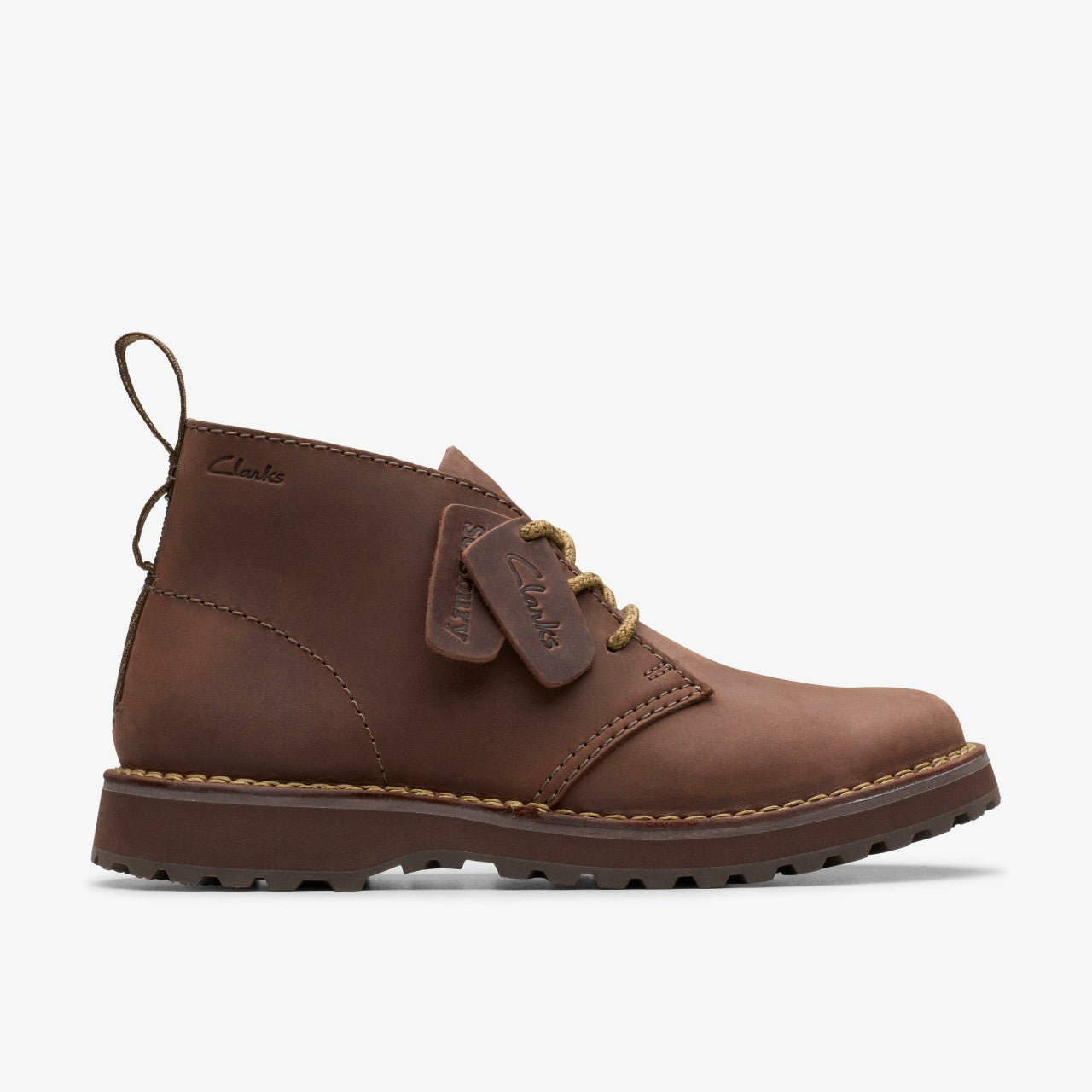 Men Solsbury Desert Boot Dark Brown Leather
