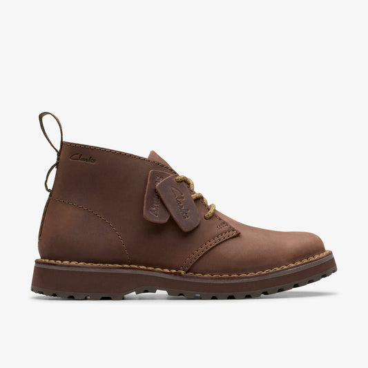 Men Solsbury Desert Boot Dark Brown Leather