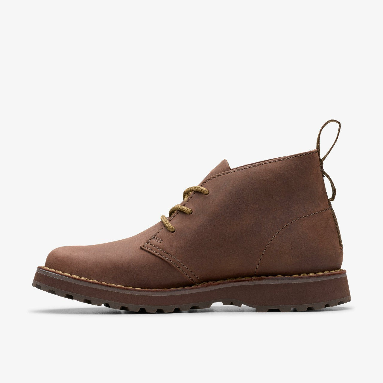 Men Solsbury Desert Boot Dark Brown Leather