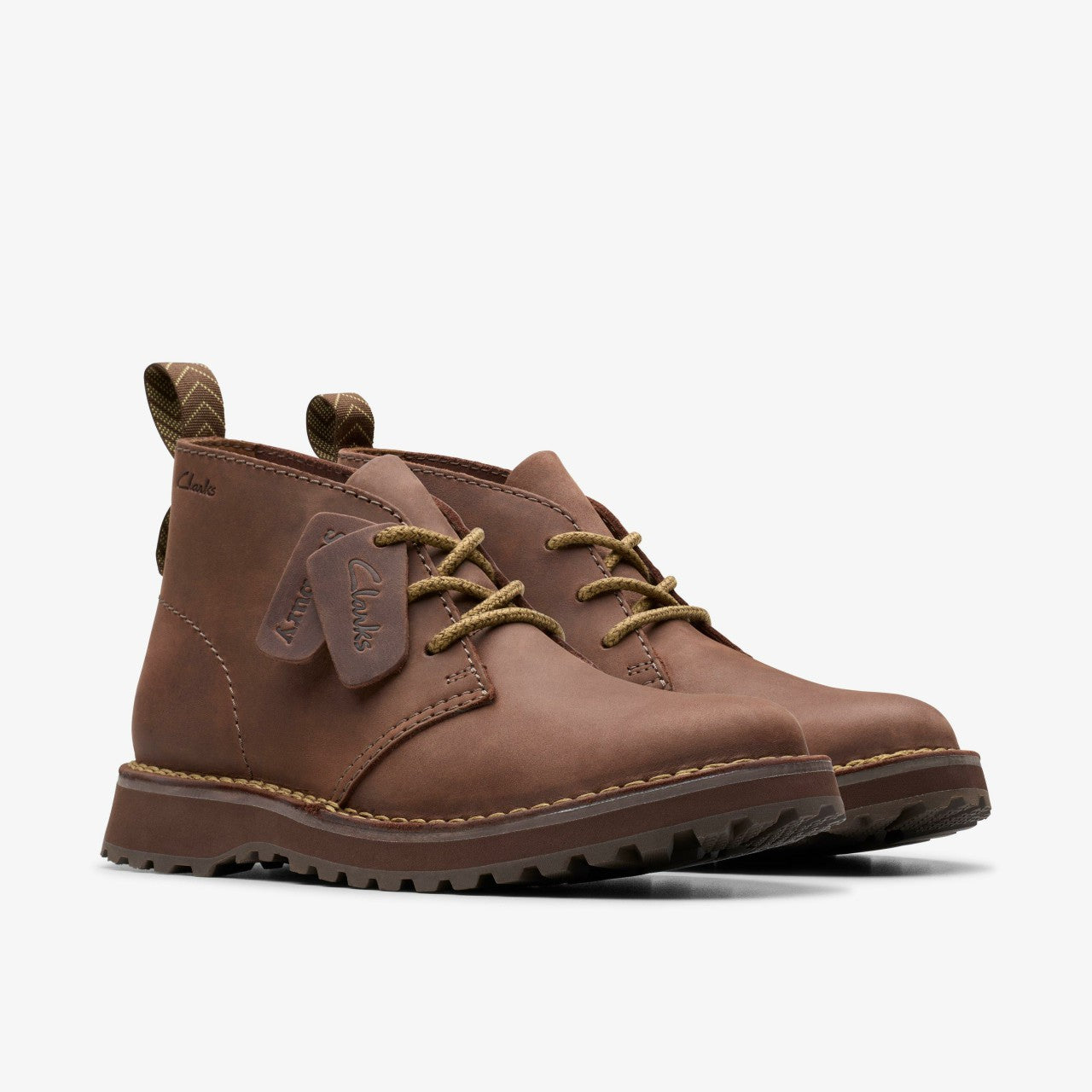 Men Solsbury Desert Boot Dark Brown Leather