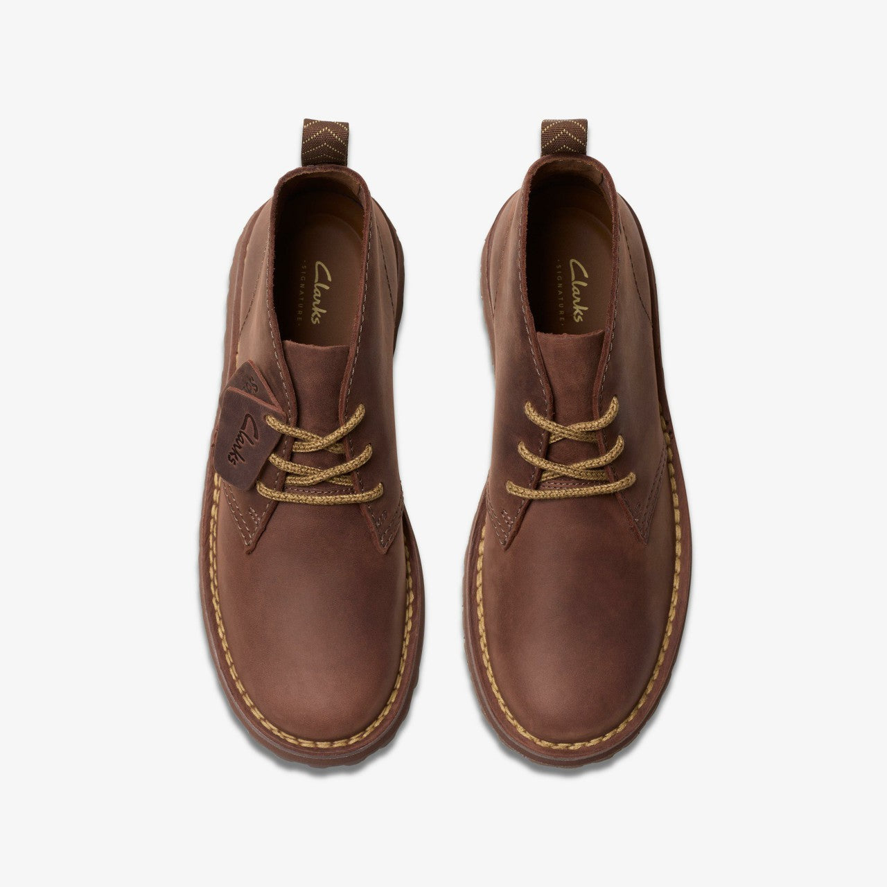 Men Solsbury Desert Boot Dark Brown Leather