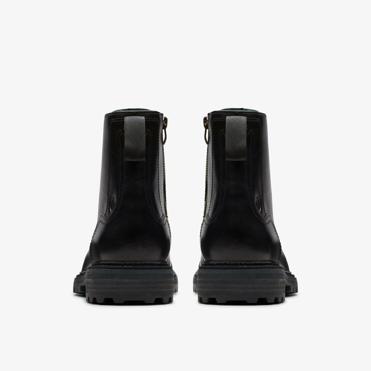 Men Clarkridge Hi Black Leather