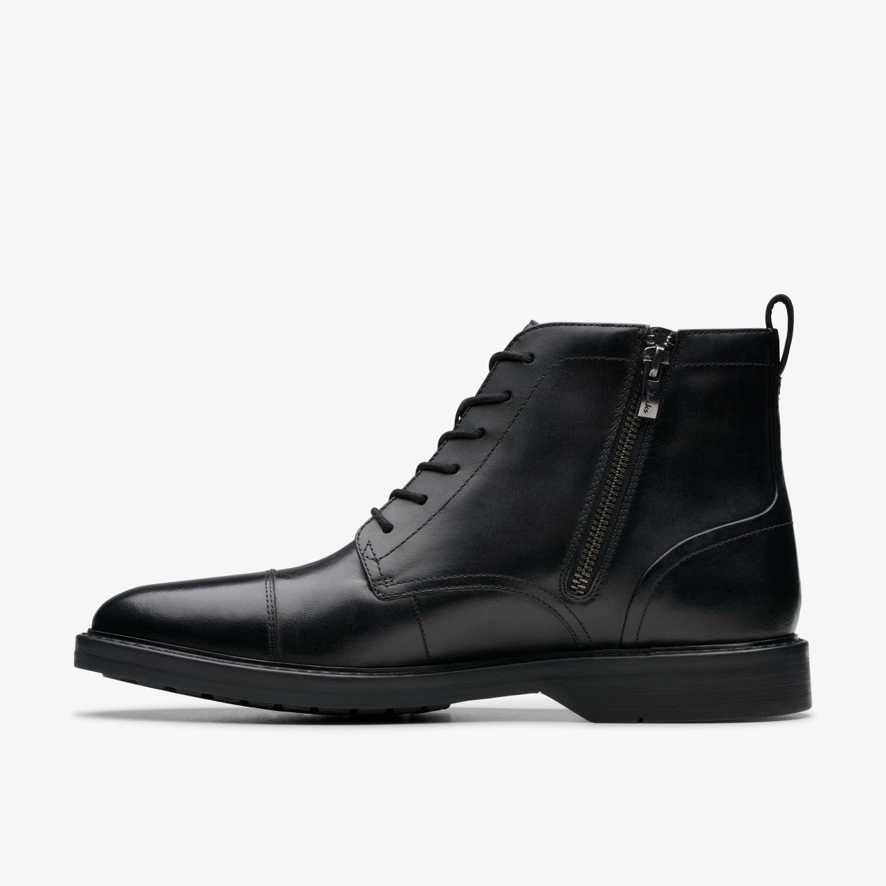 Men Aldwin Cap Black Leather