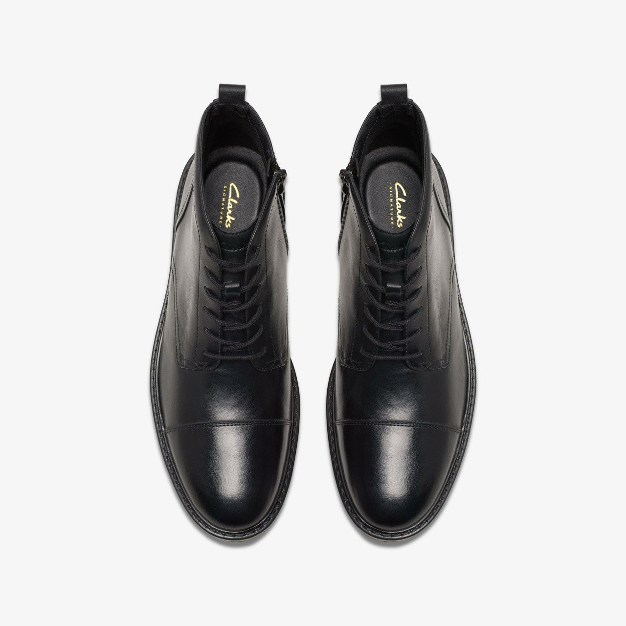 Men Aldwin Cap Black Leather