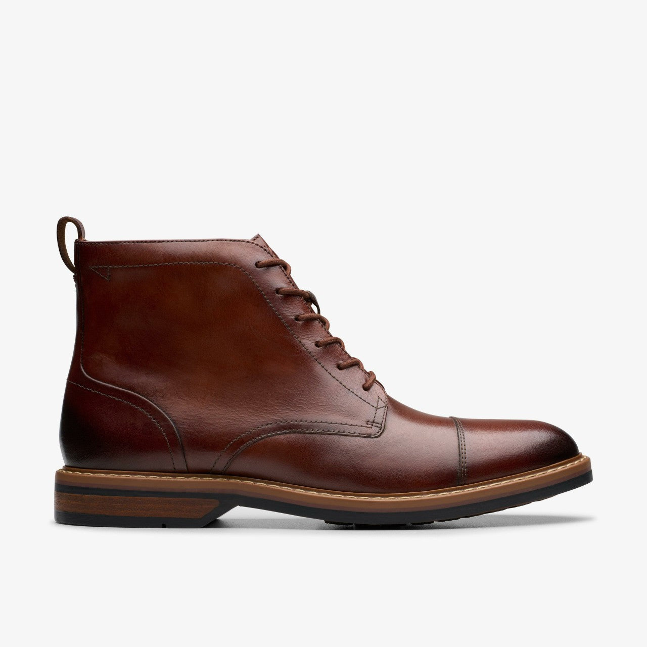 Men Aldwin Cap Mid Tan Leather