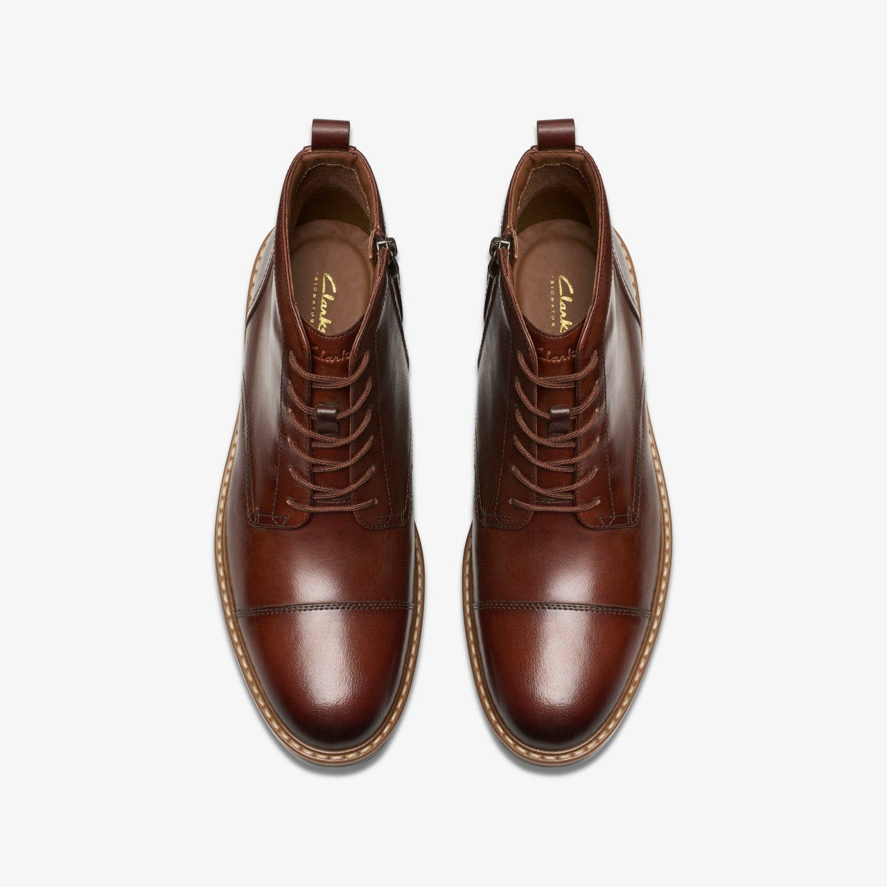 Men Aldwin Cap Mid Tan Leather