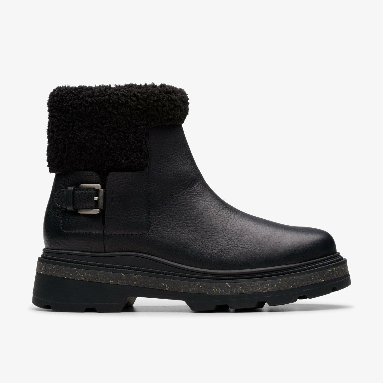 Women Hencroft Madi Waterproof Black Warmlined Leather