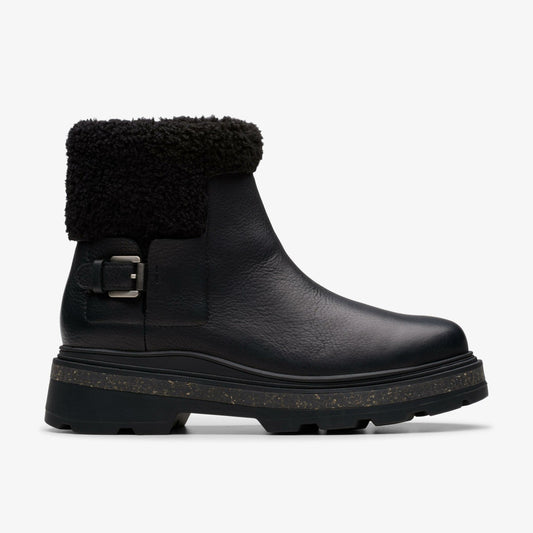 Women Hencroft Madi Waterproof Black Warmlined Leather