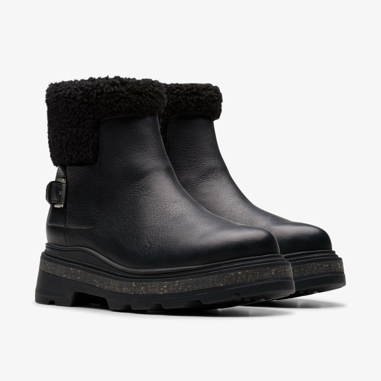 Women Hencroft Madi Waterproof Black Warmlined Leather