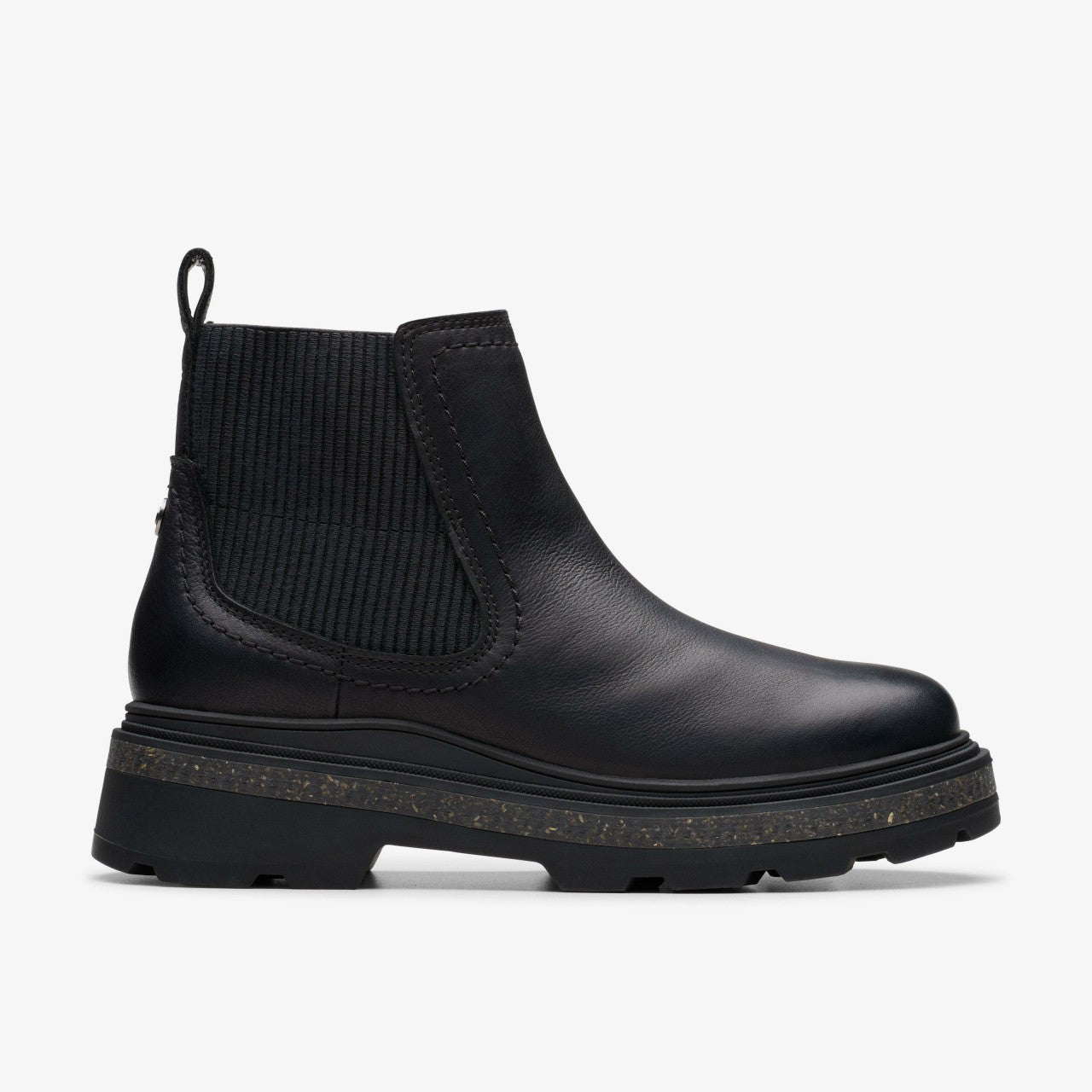 Women Hencroft Step Waterproof Black Leather