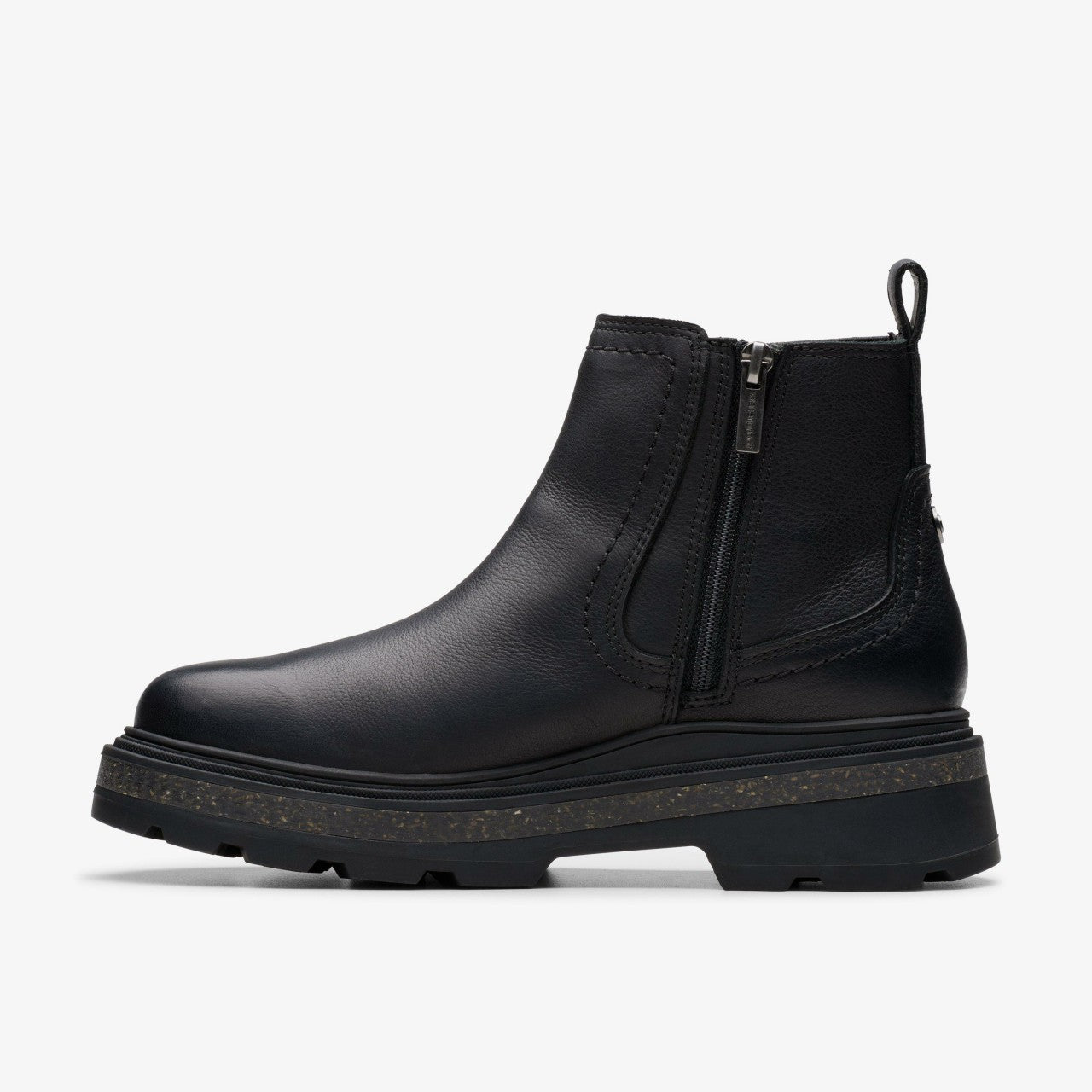 Women Hencroft Step Waterproof Black Leather