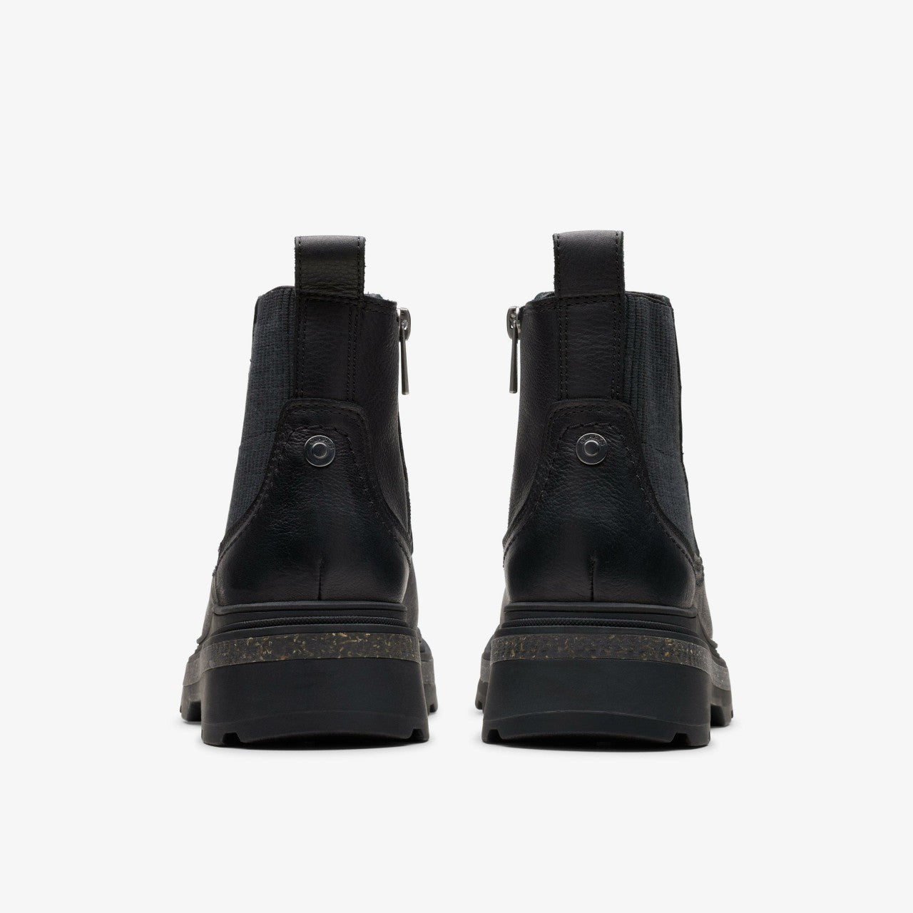Women Hencroft Step Waterproof Black Leather