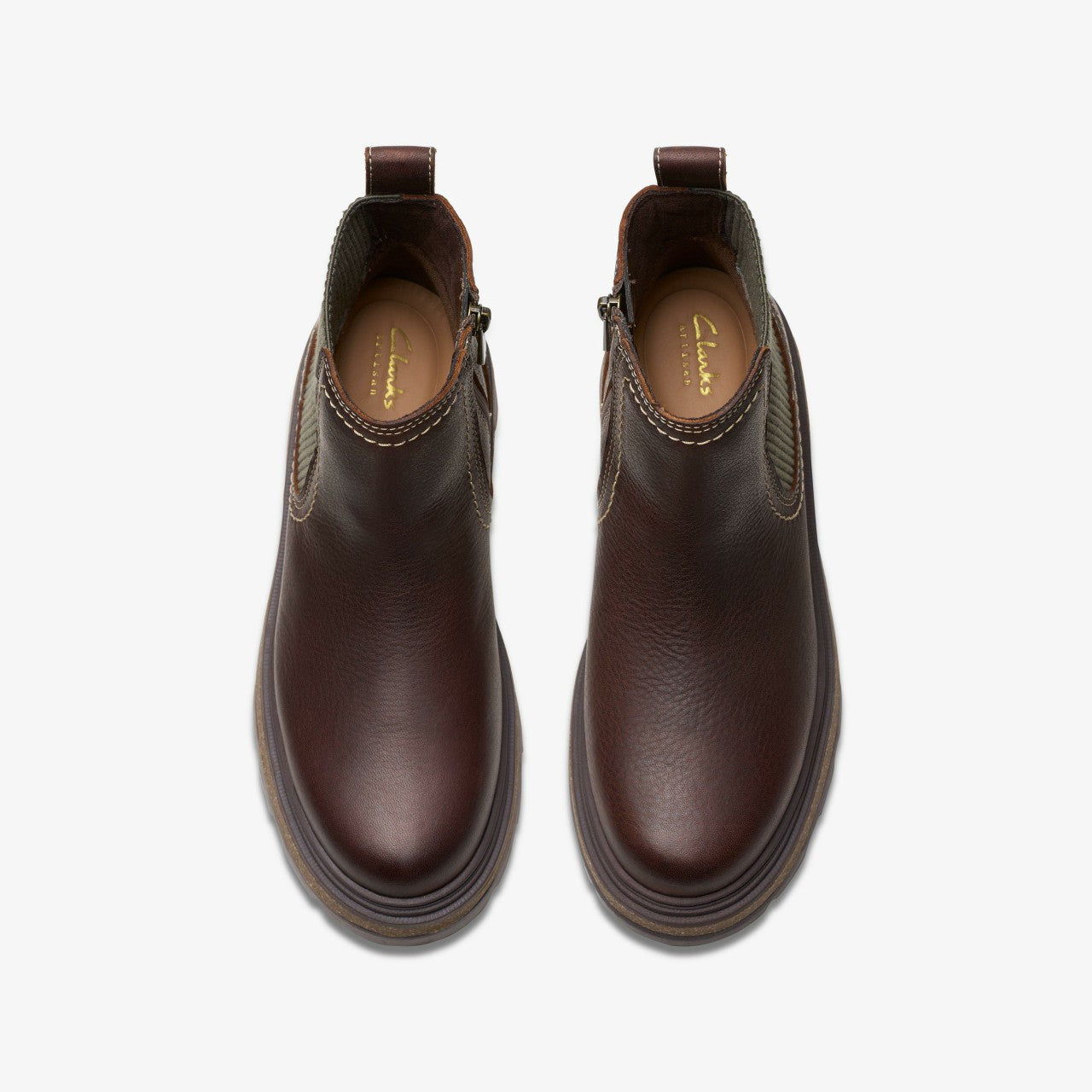Women Hencroft Step Waterproof Brown Leather