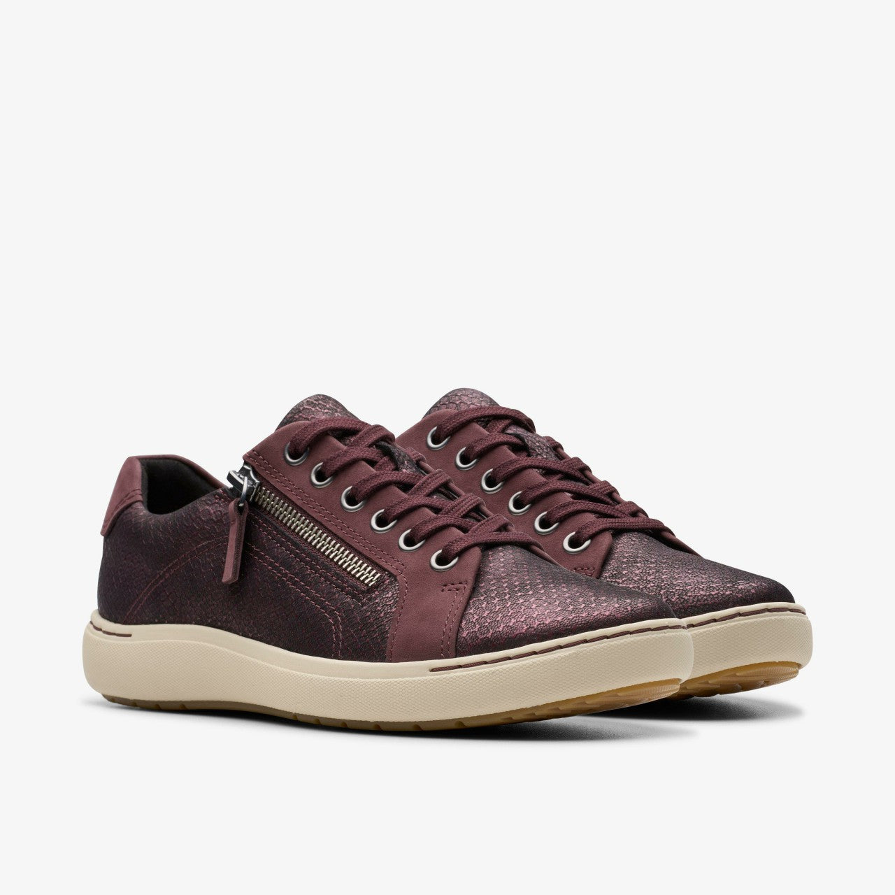 Women Nalle Lace Wine Interest Leather