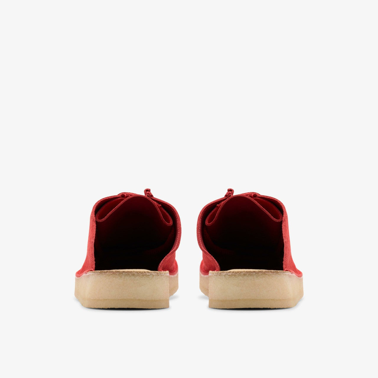 Women Desert Nomad Mule Red Suede