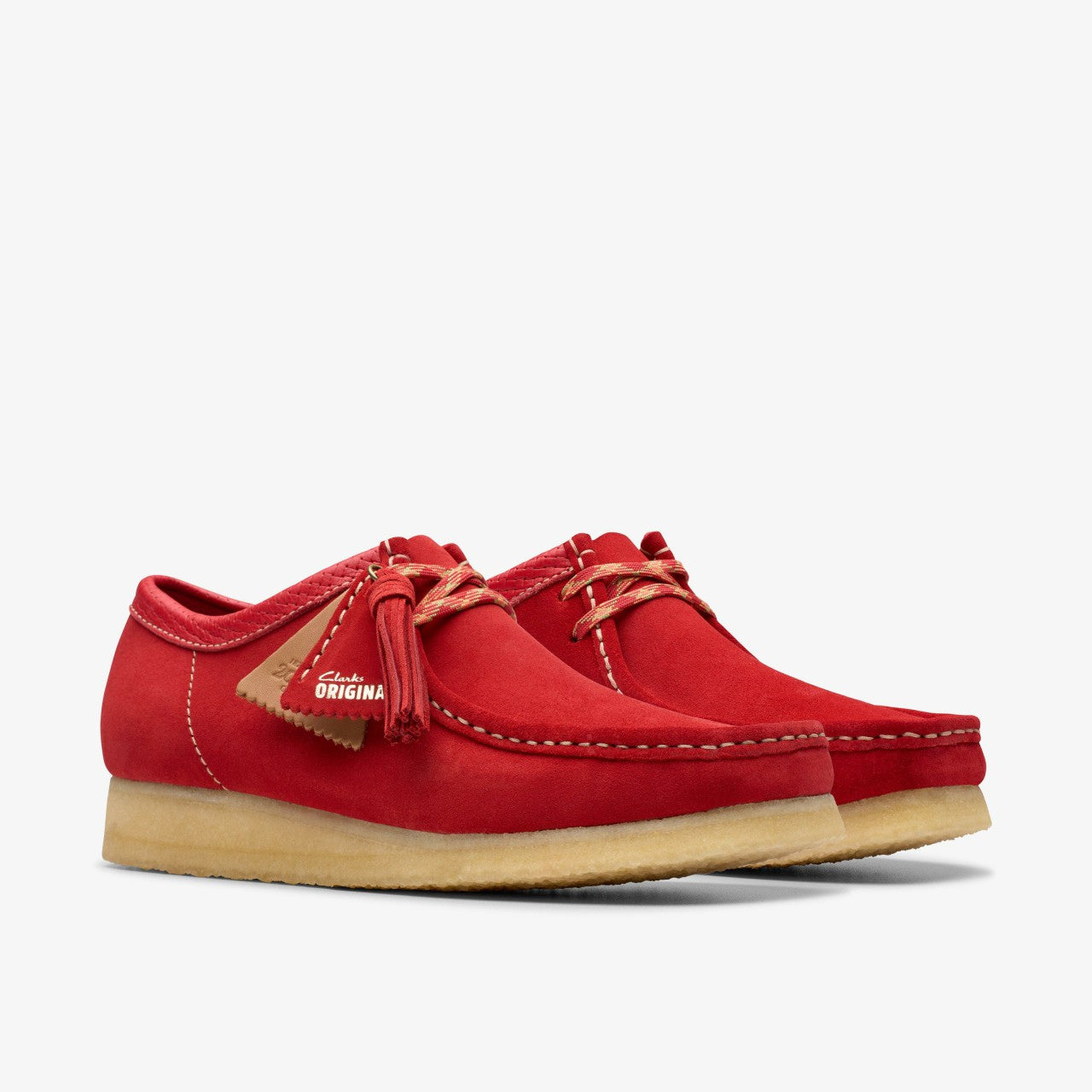 Men Wallabee Red Suede