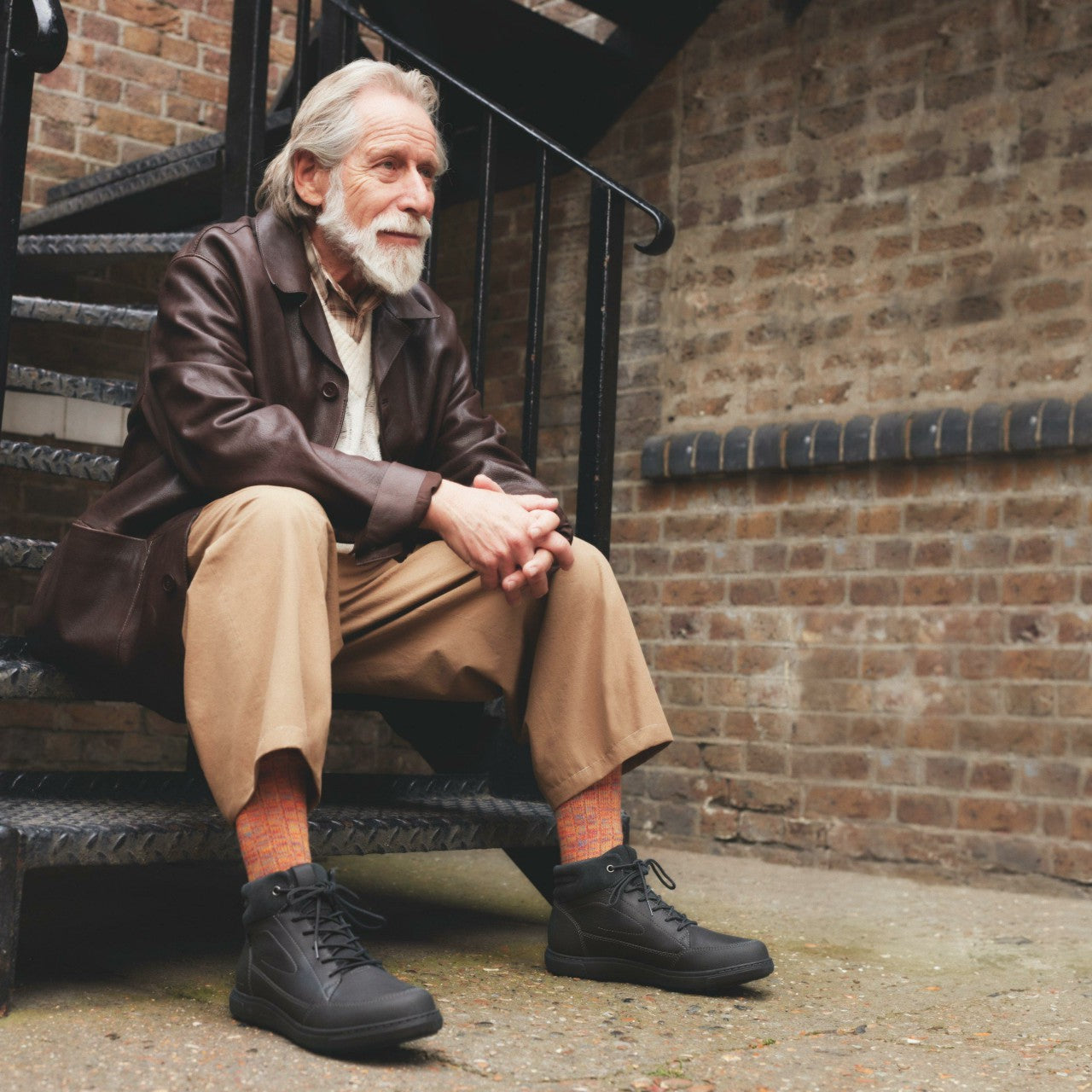 Men Mapstone Hi GORE-TEX Black Warmlined Leather