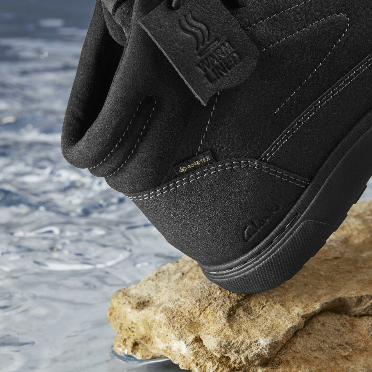 Men Mapstone Hi GORE-TEX Black Warmlined Leather