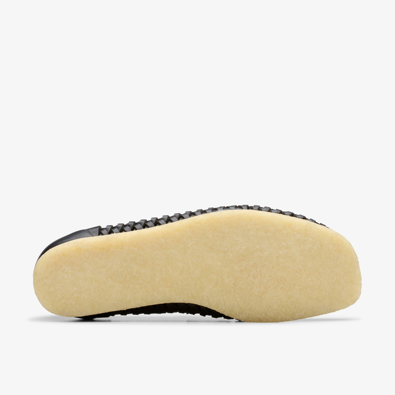 Men Wallabee Penny Weave Black Leather