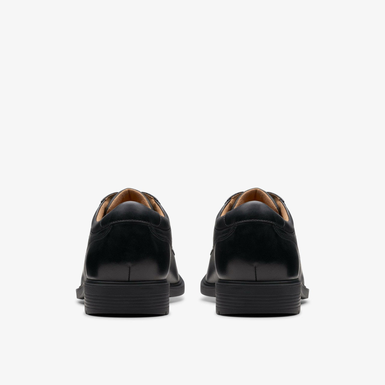Men Eldredge Plain Black Leather