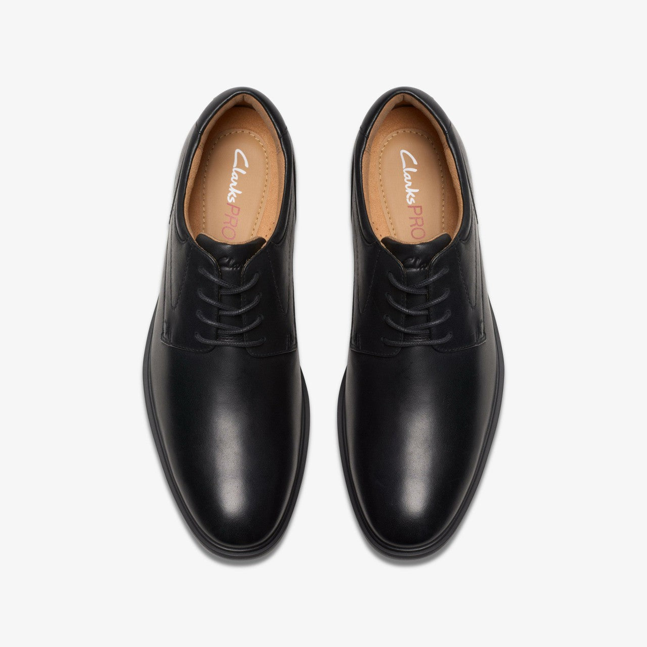 Men Eldredge Plain Black Leather