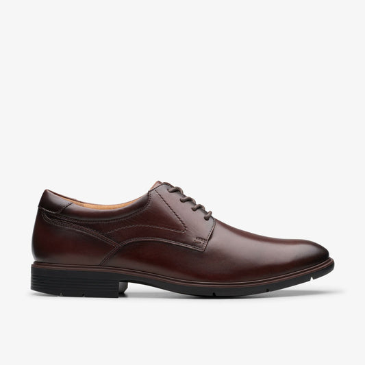 Men Eldredge Plain Dark Brown Leather