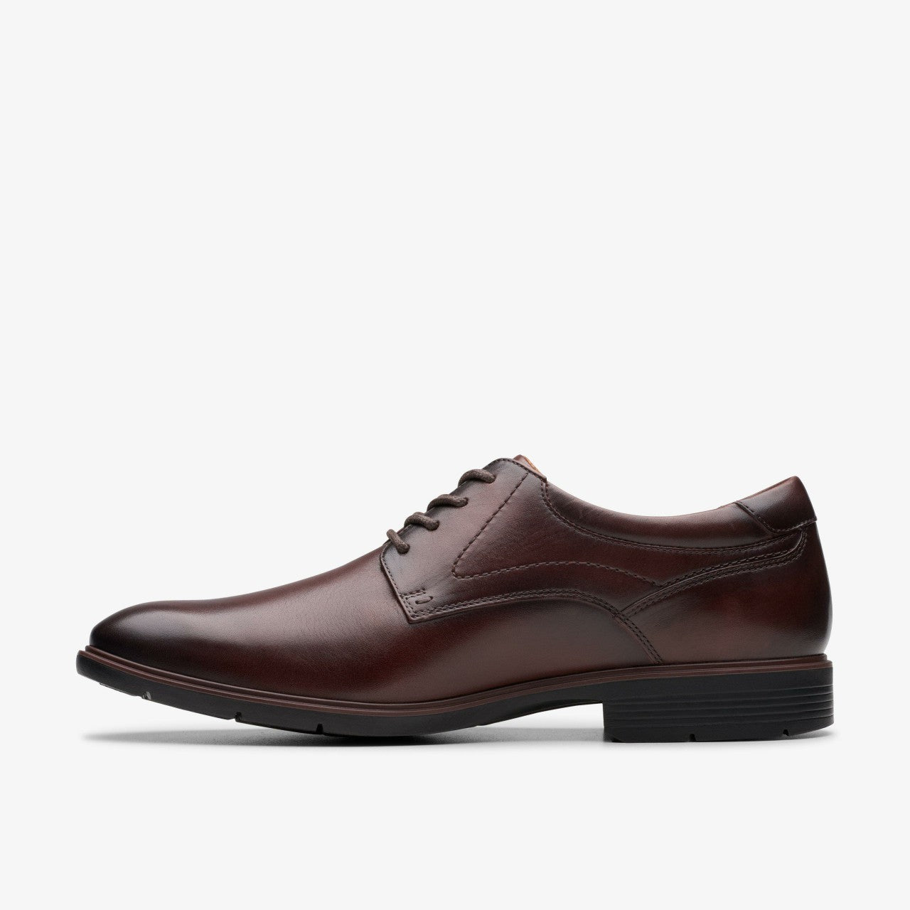 Men Eldredge Plain Dark Brown Leather