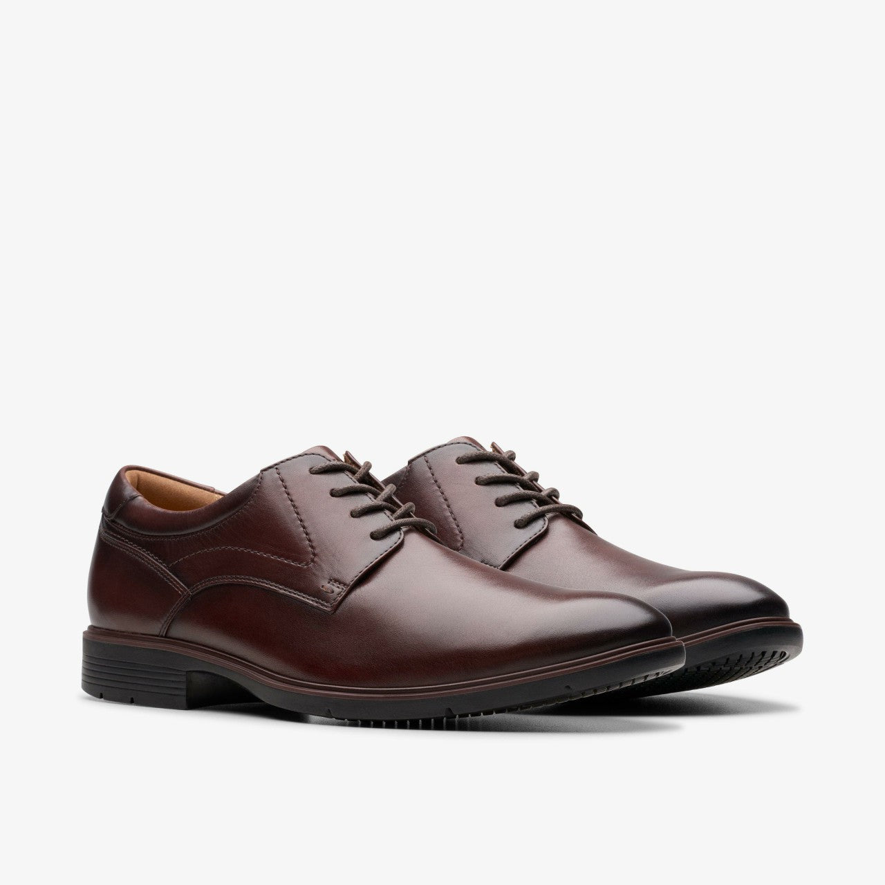 Men Eldredge Plain Dark Brown Leather