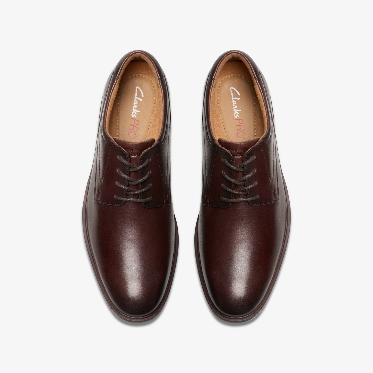 Men Eldredge Plain Dark Brown Leather