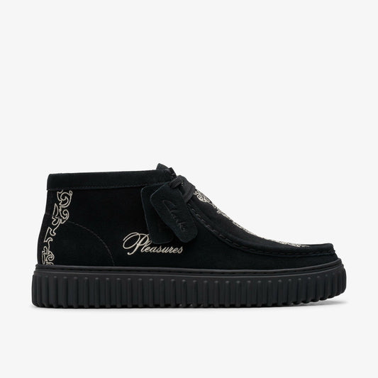 Men Torhill Woven Black Suede