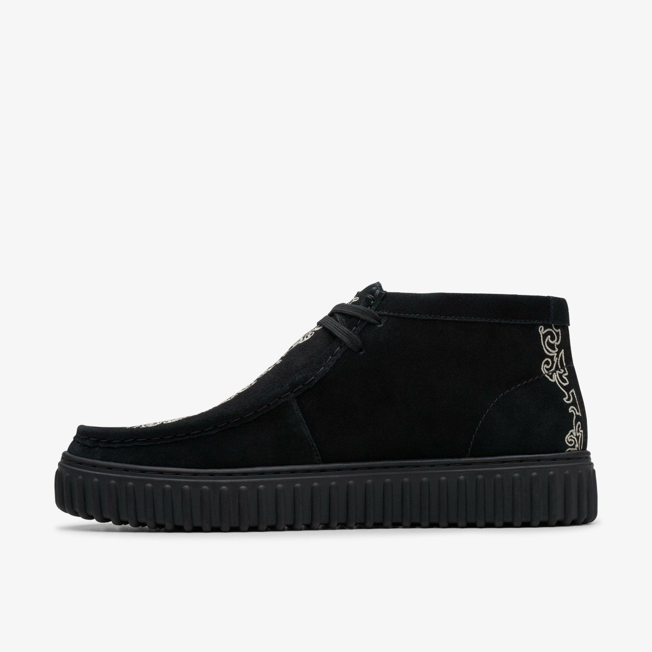 Men Torhill Woven Black Suede