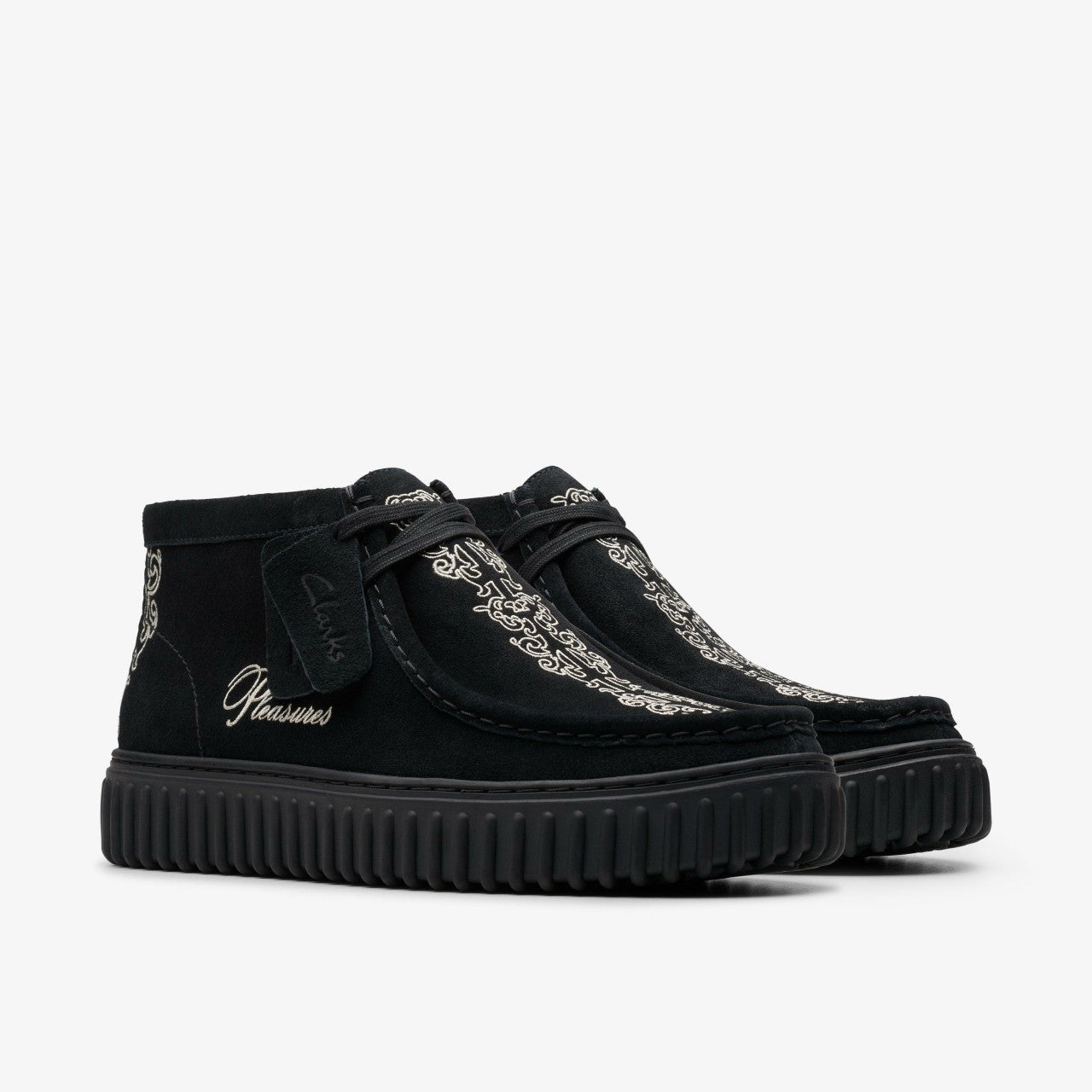Men Torhill Woven Black Suede