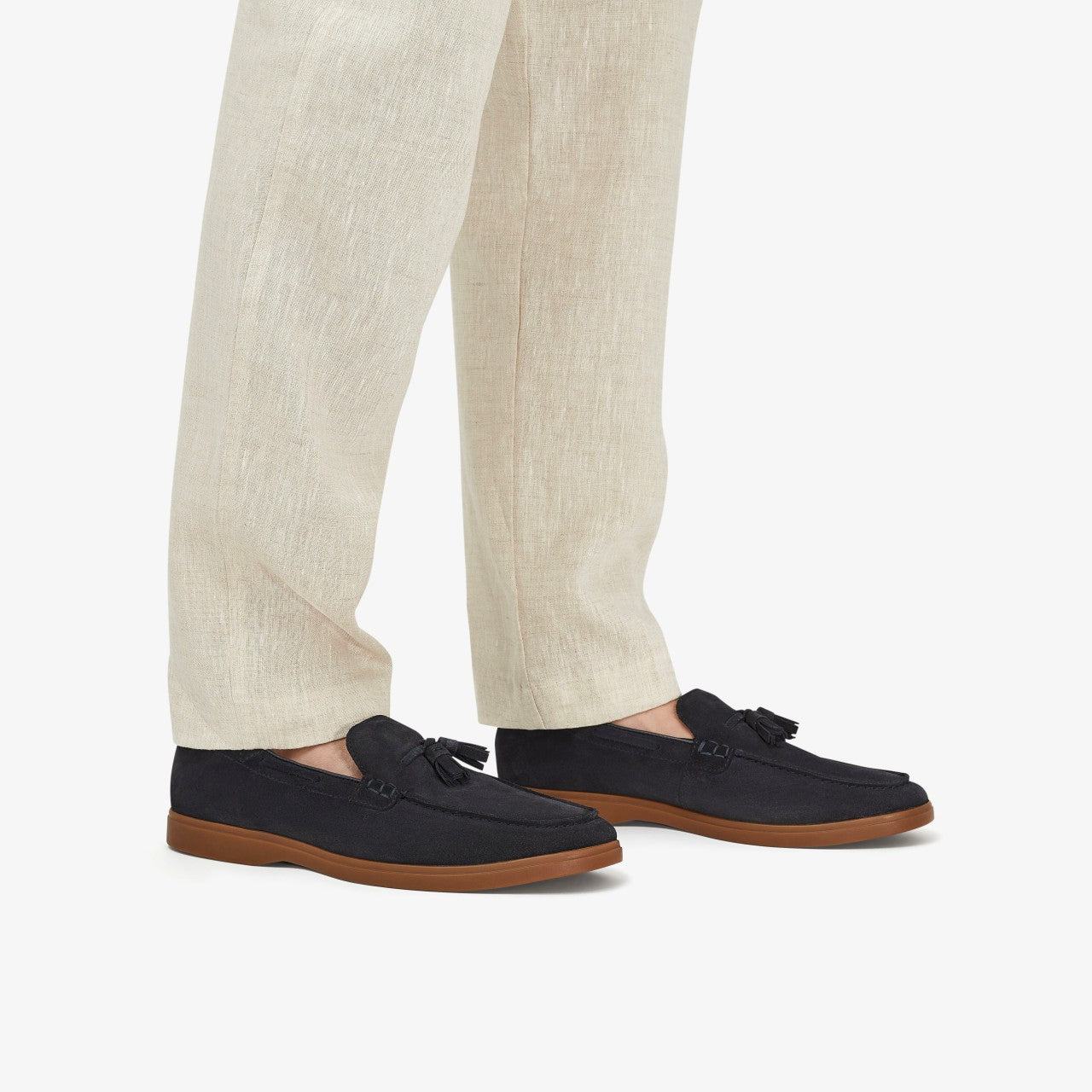 Men Torford Tassel Navy Suede