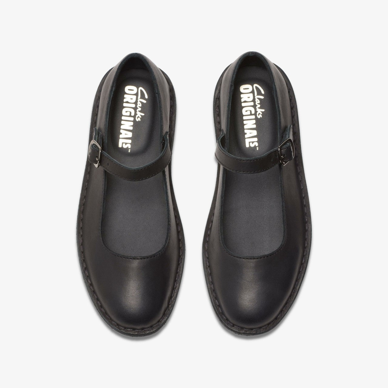 Women Desert Jane Black Leather