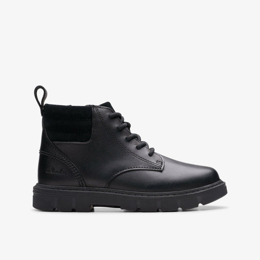 Kids Lorcam Trail Kid Black Leather