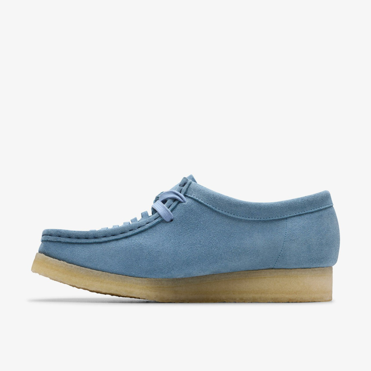 Women Wallabee Weave Powder Blue Suede